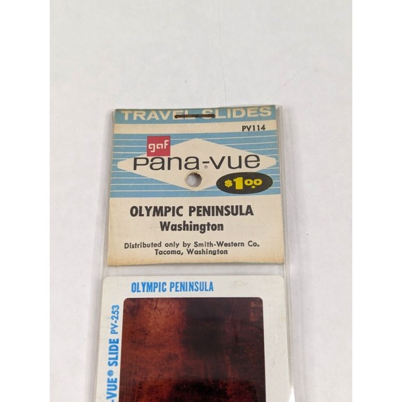 Vintage GAF Pana-Vue Slides Olympic Peninsula Washington State Lot of 5 PV114 - Picture 2 of 11